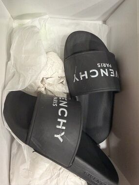Toddler Givenchy Black Slides